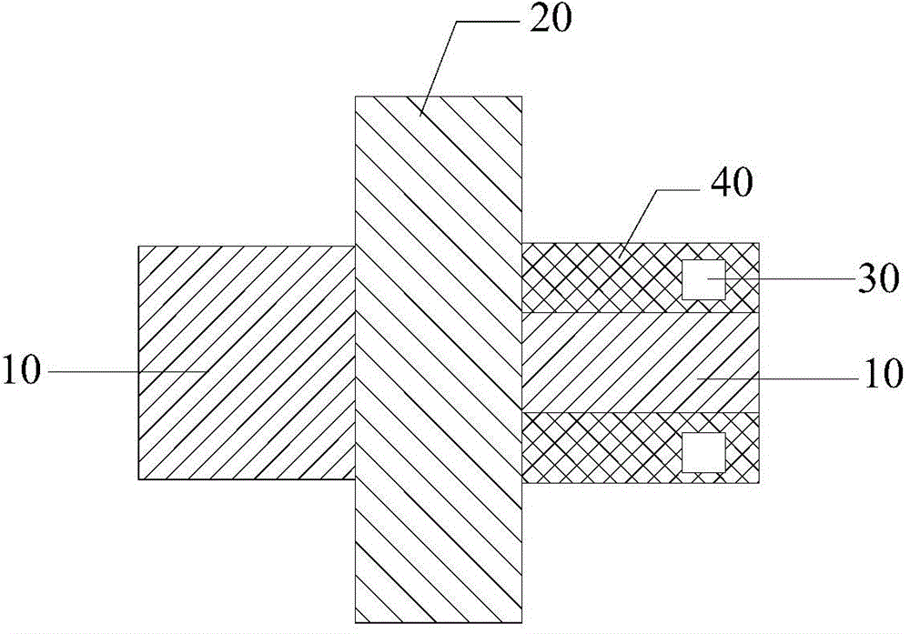 Test structure, manufacturing method of the test structure and test method