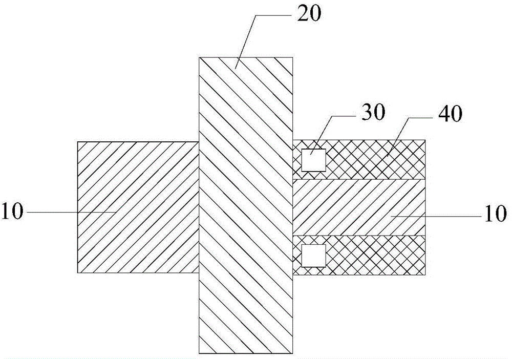 Test structure, manufacturing method of the test structure and test method