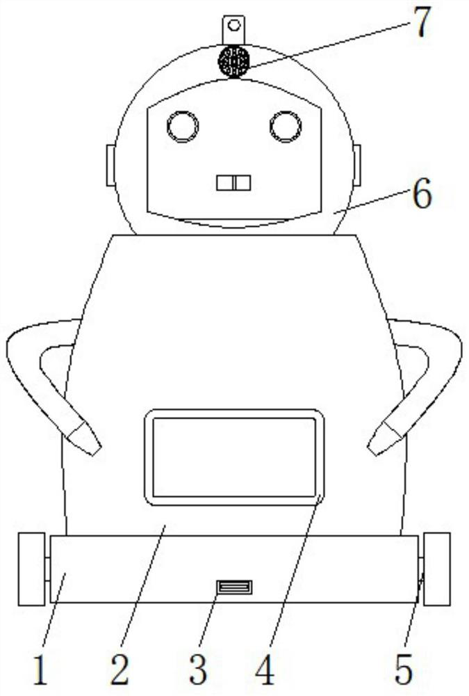 An indoor self-monitoring robot and monitoring method thereof