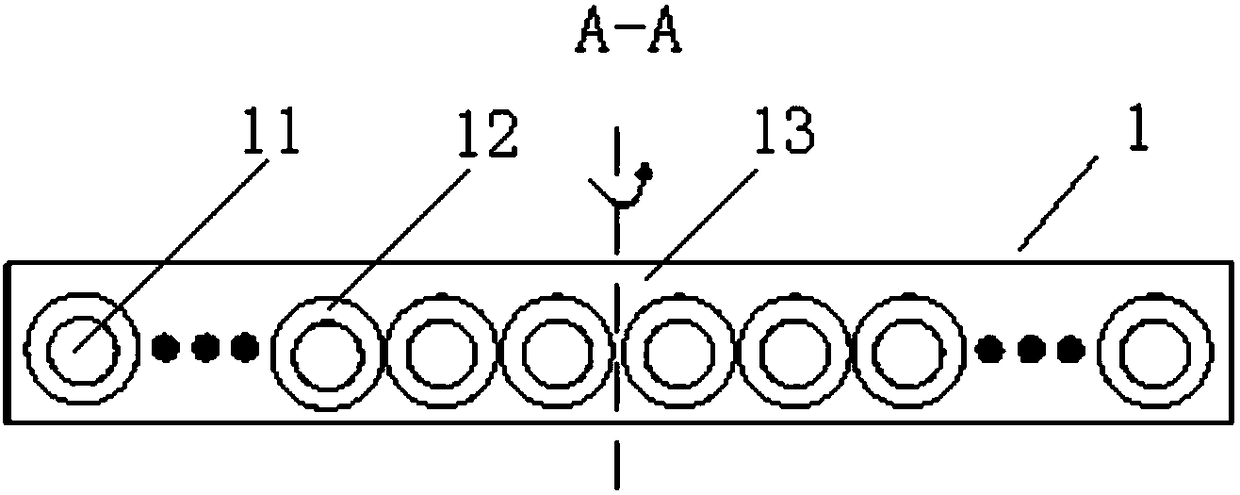 Electromagnetic ultrasonic body wave flaw detection method and device for metal materials at 550°C high temperature