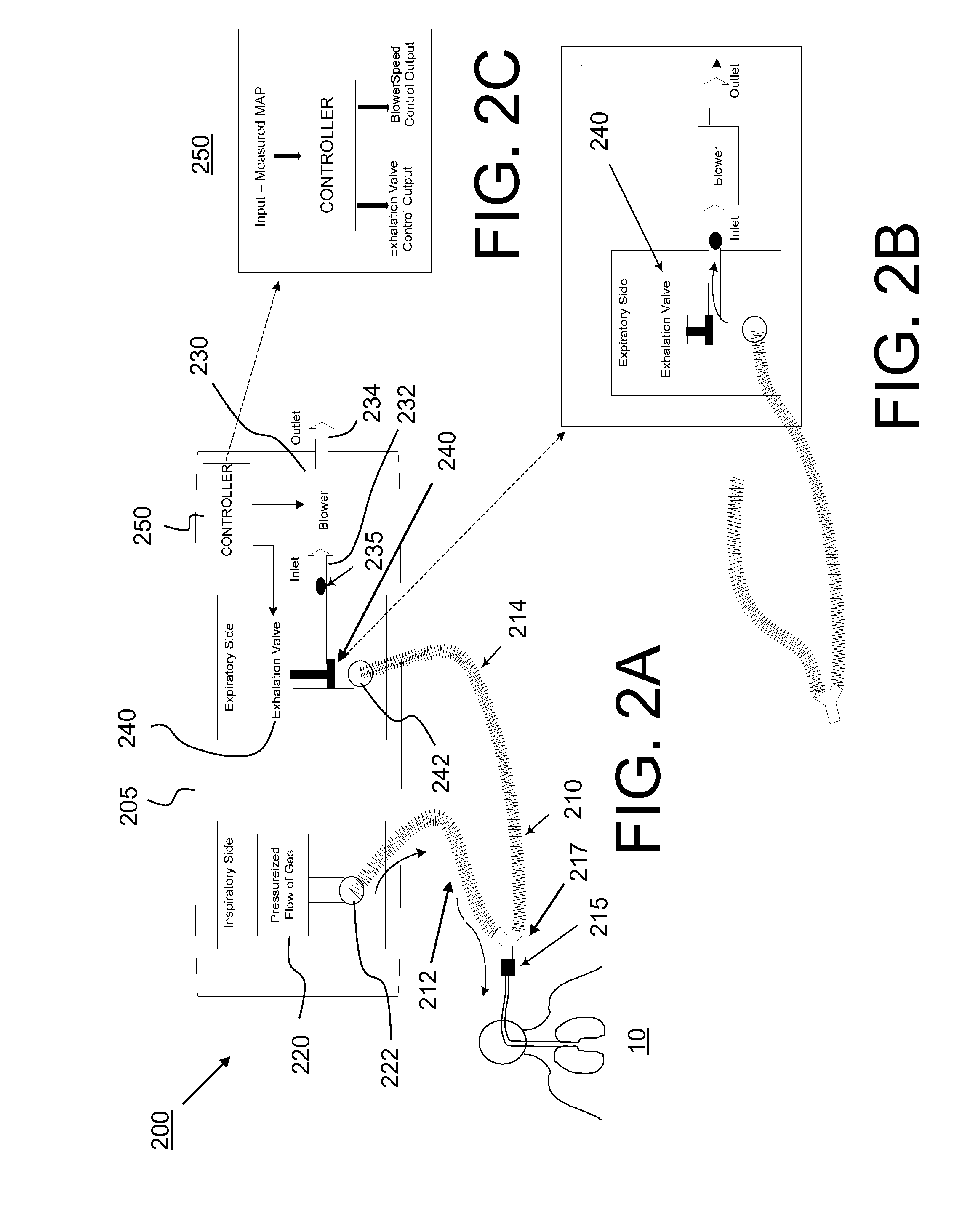 Ventilator with integrated blower to provide negative or positive pressure in a ventilator system