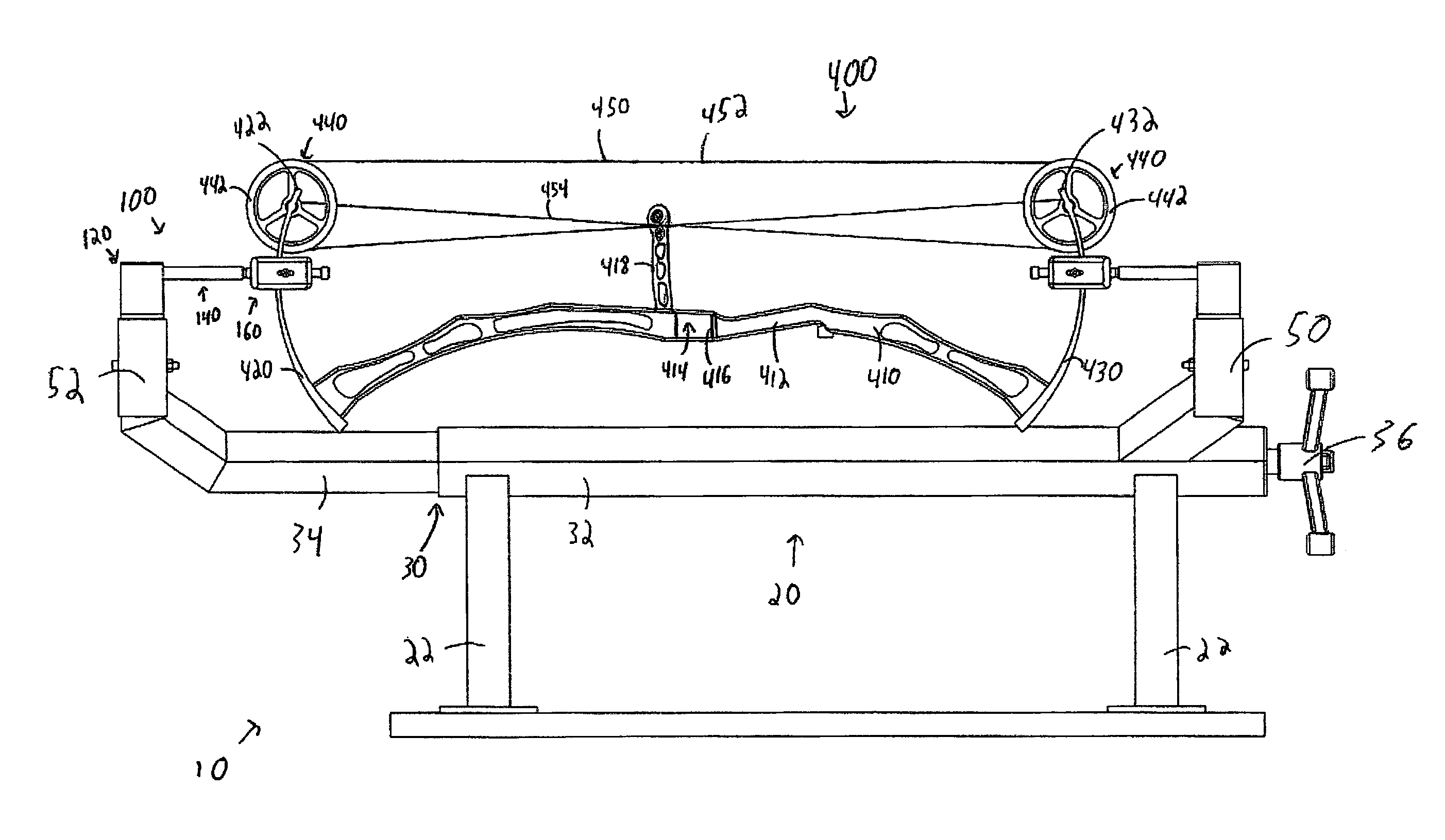 Universal archery bow press