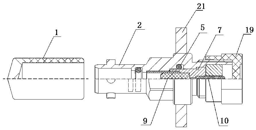 Optical fiber connector socket for ignition and detonation