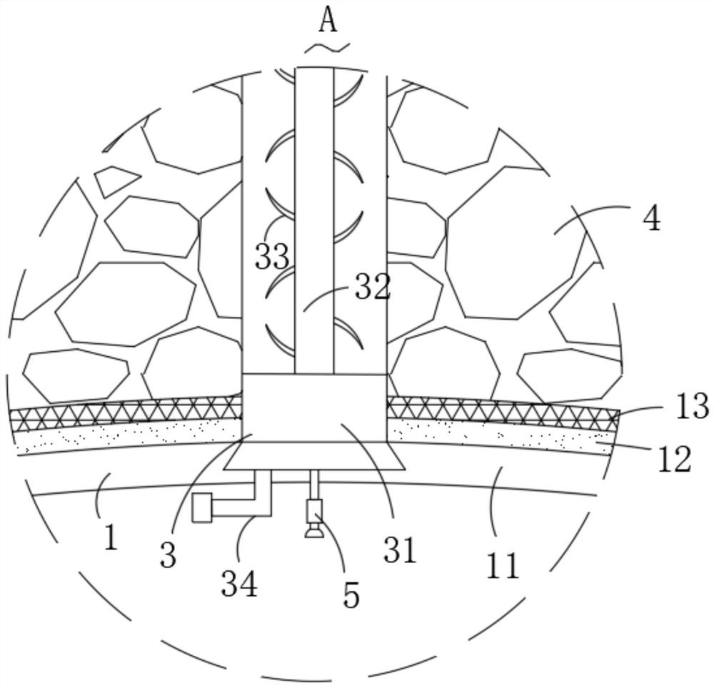 Initial support device for weak surrounding rock bias multi-arch tunnel