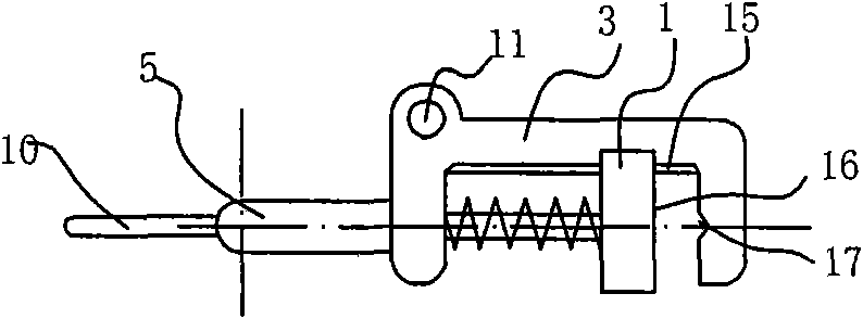 Cable end grounding wire device