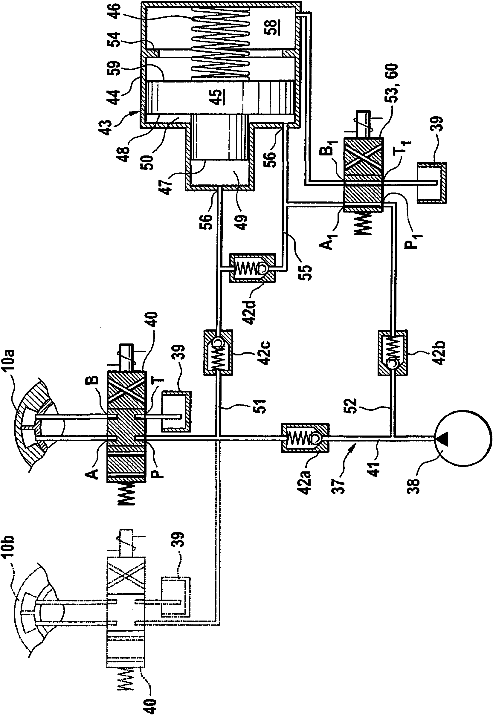 Apparatus for variably adjusting the control times of gas exchange valves in an internal combustion engine