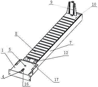 An automatic push-out device structure of a display medicine tray rack