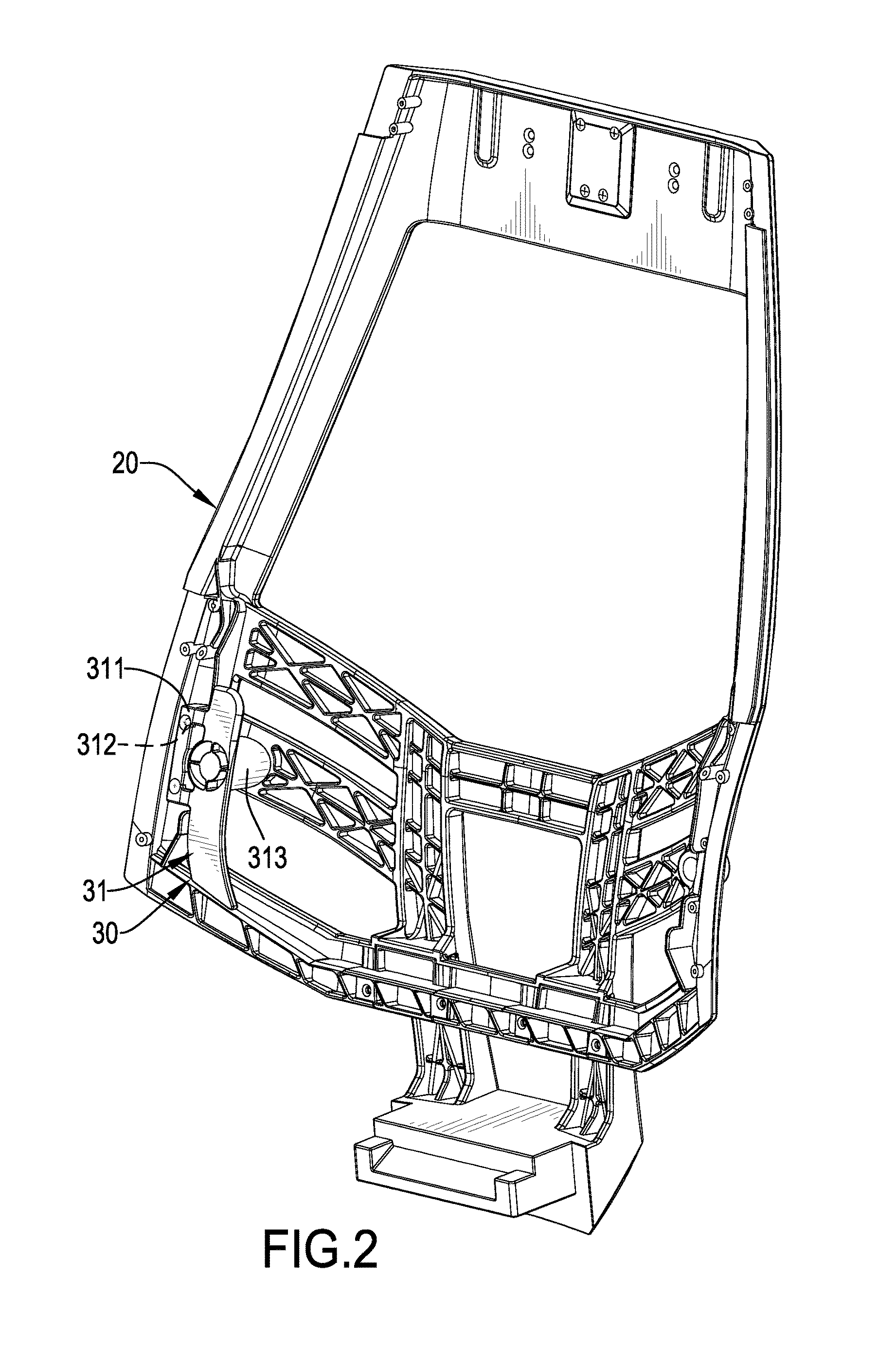 Adjustable lumbar support apparatus for seat back