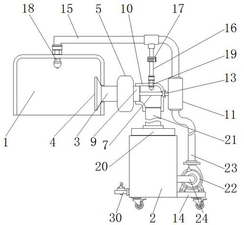 Energy-saving dust removal device for ceramic tile cutting