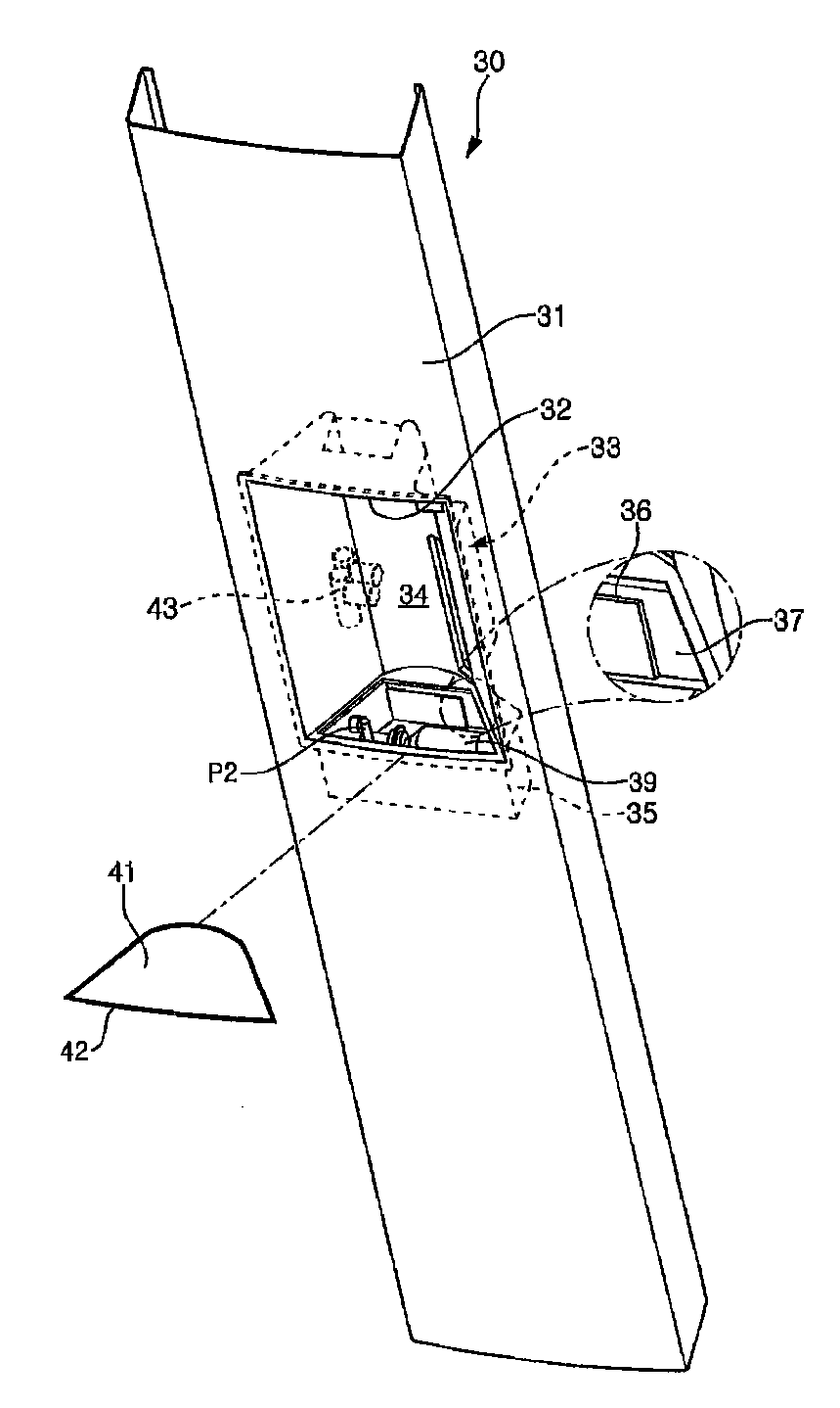 Water-Filter Mounting Structure for Refrigerator