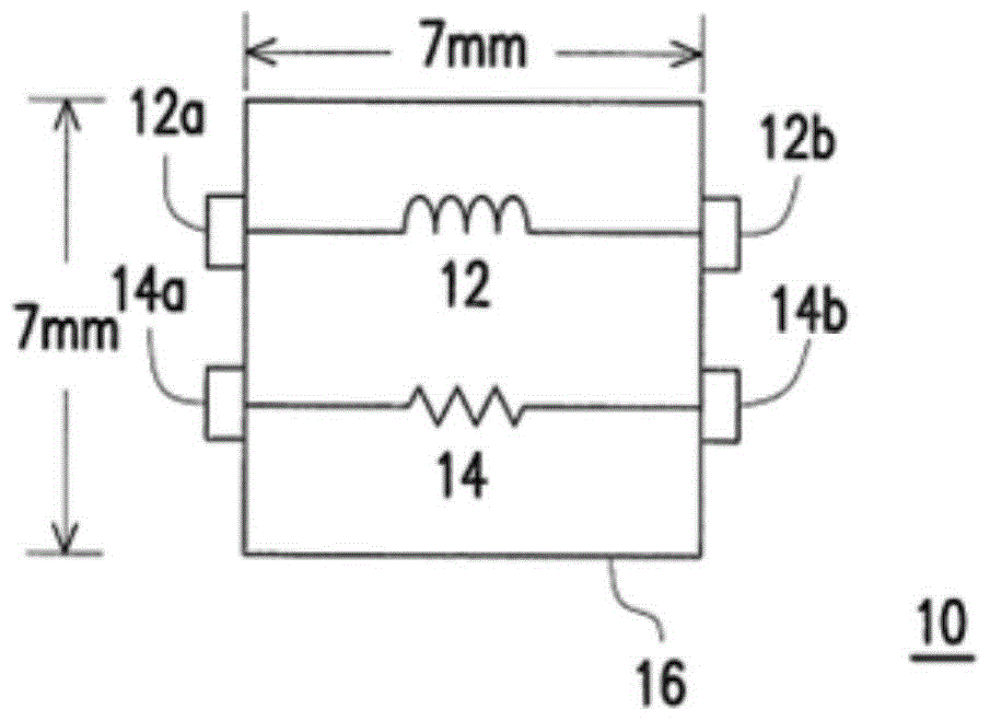 Passive component with temperature compensation and electronic device using same