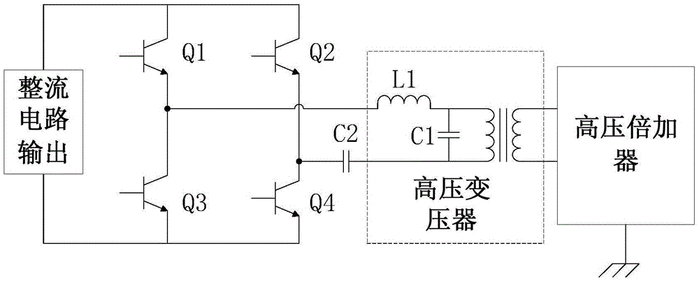 High-voltage direct current power supply applied to dust removal system