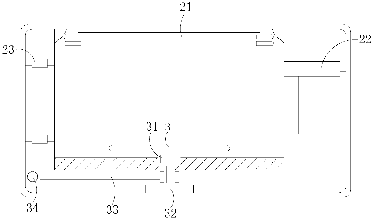 A domestic turntable microwave oven that uses pressure to change the position of the disk