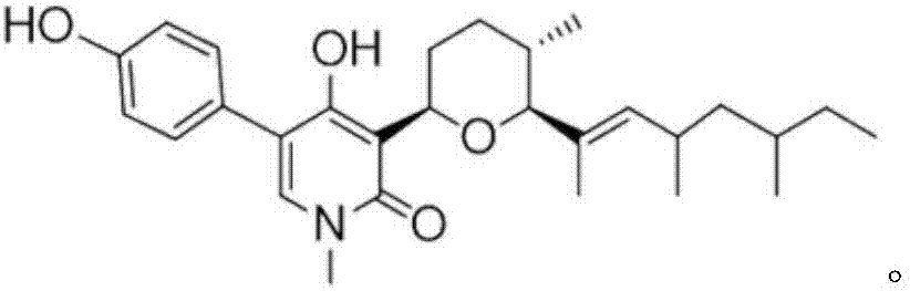 Application of 4-hydroxyl-2-pyridone alkaloid in preparing antitumor product