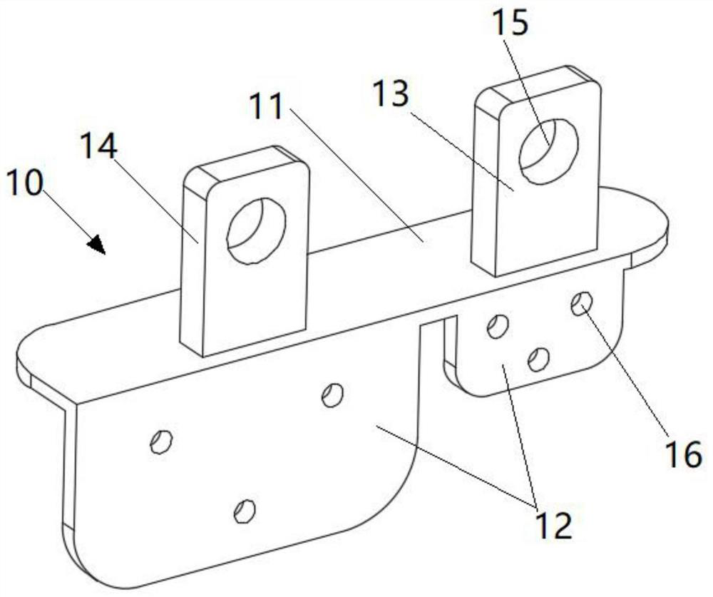 Fixing base frame of red tide algae recognition device