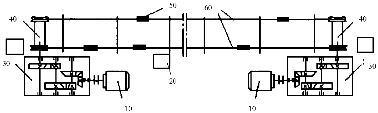 Method for detecting tension of round-link chain on scraper conveyer