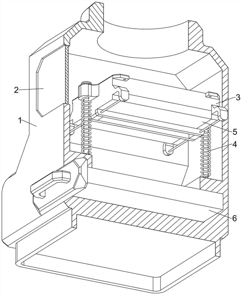 Raw material weighing device for neodymium iron boron rapid hardening sheet production