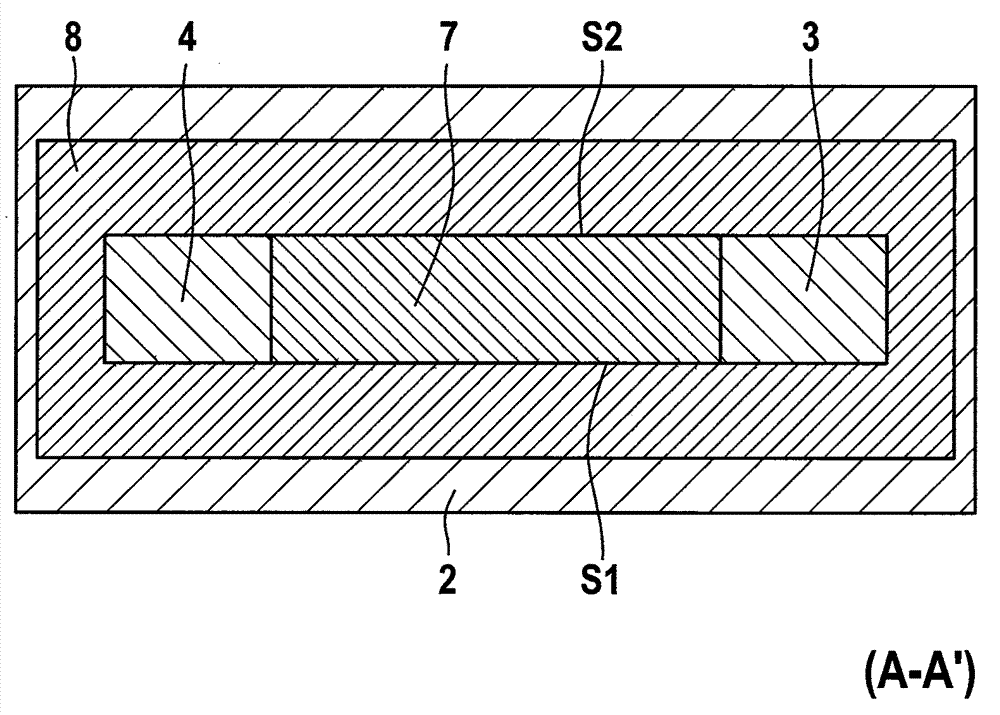 Micromechanical sensor device with movable gate and corresponding production method