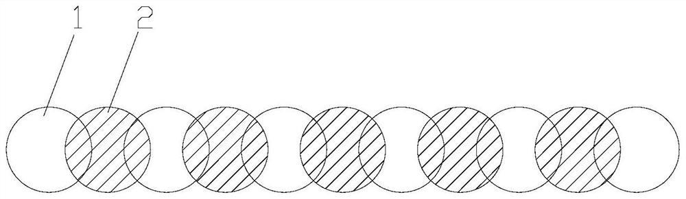 A construction method for a continuous wall of interlocking piles combined with self-protecting drill pipe and steel casing