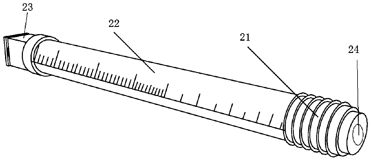 Rechargeable electric drill used for tree sampling