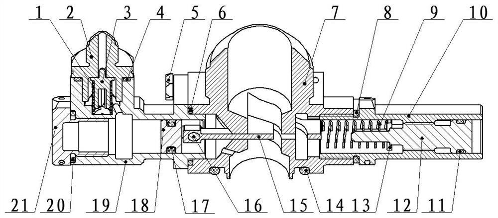 Mechanical drive control type flow regulating valve