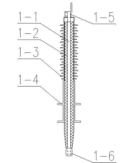High-voltage combined electrical apparatus