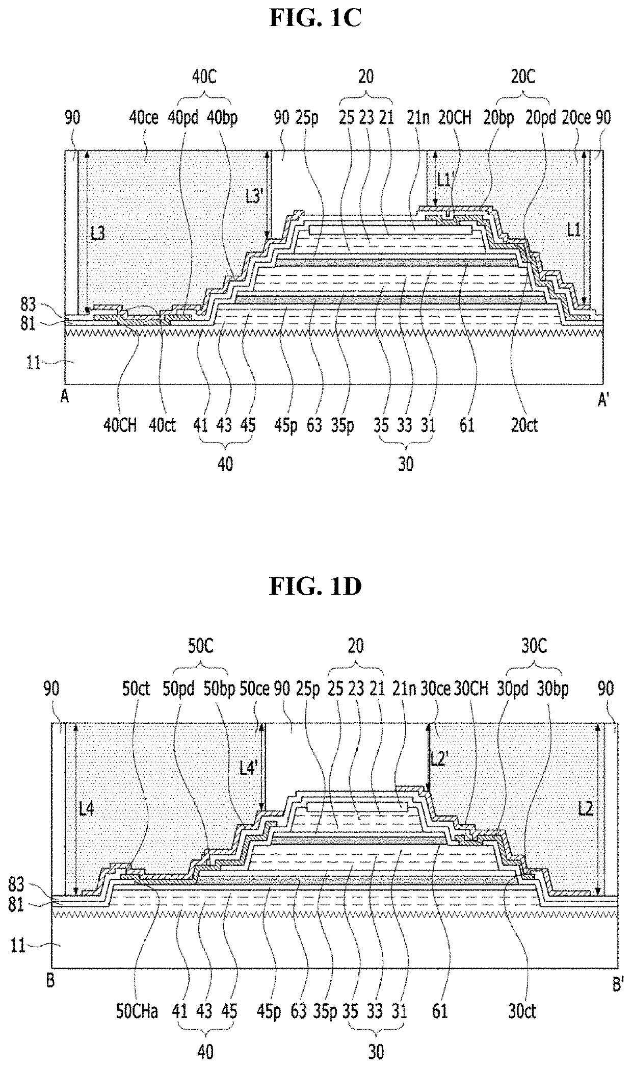 Light emitting device for display and light emitting package having the same