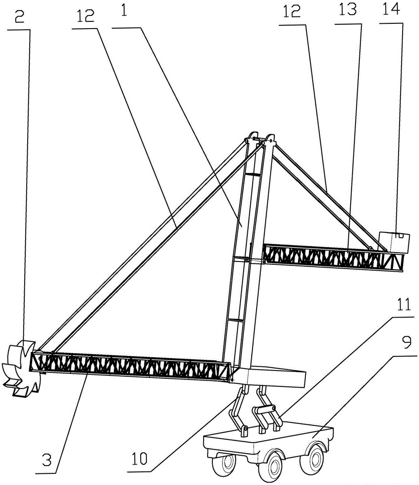 Servo Drive Link Mechanism Electric Bucket Wheel Stacker Reclaimer