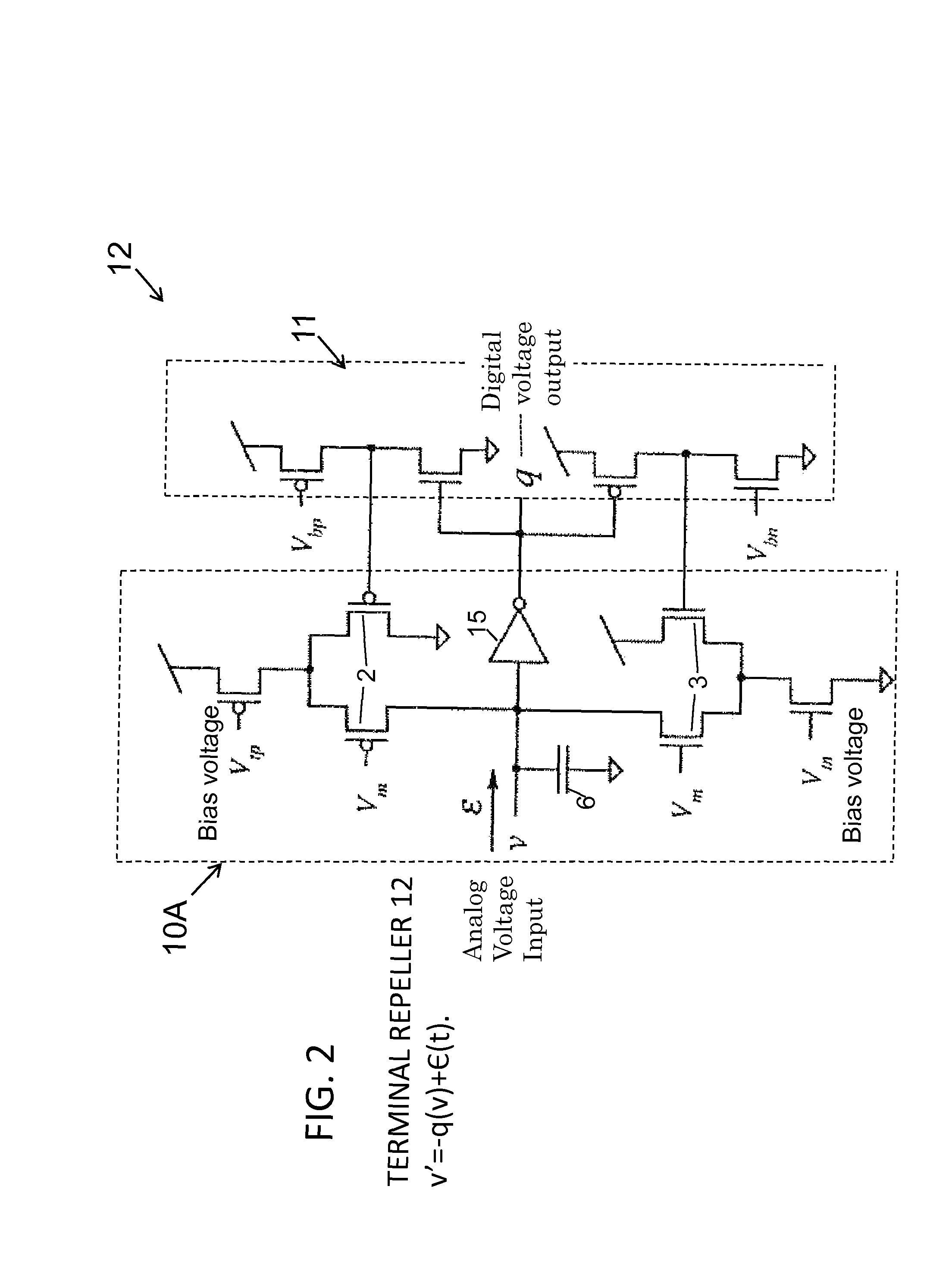 Apparatus and method for using analog circuits to embody non-lipschitz mathematics and properties using attractor and repulsion modes