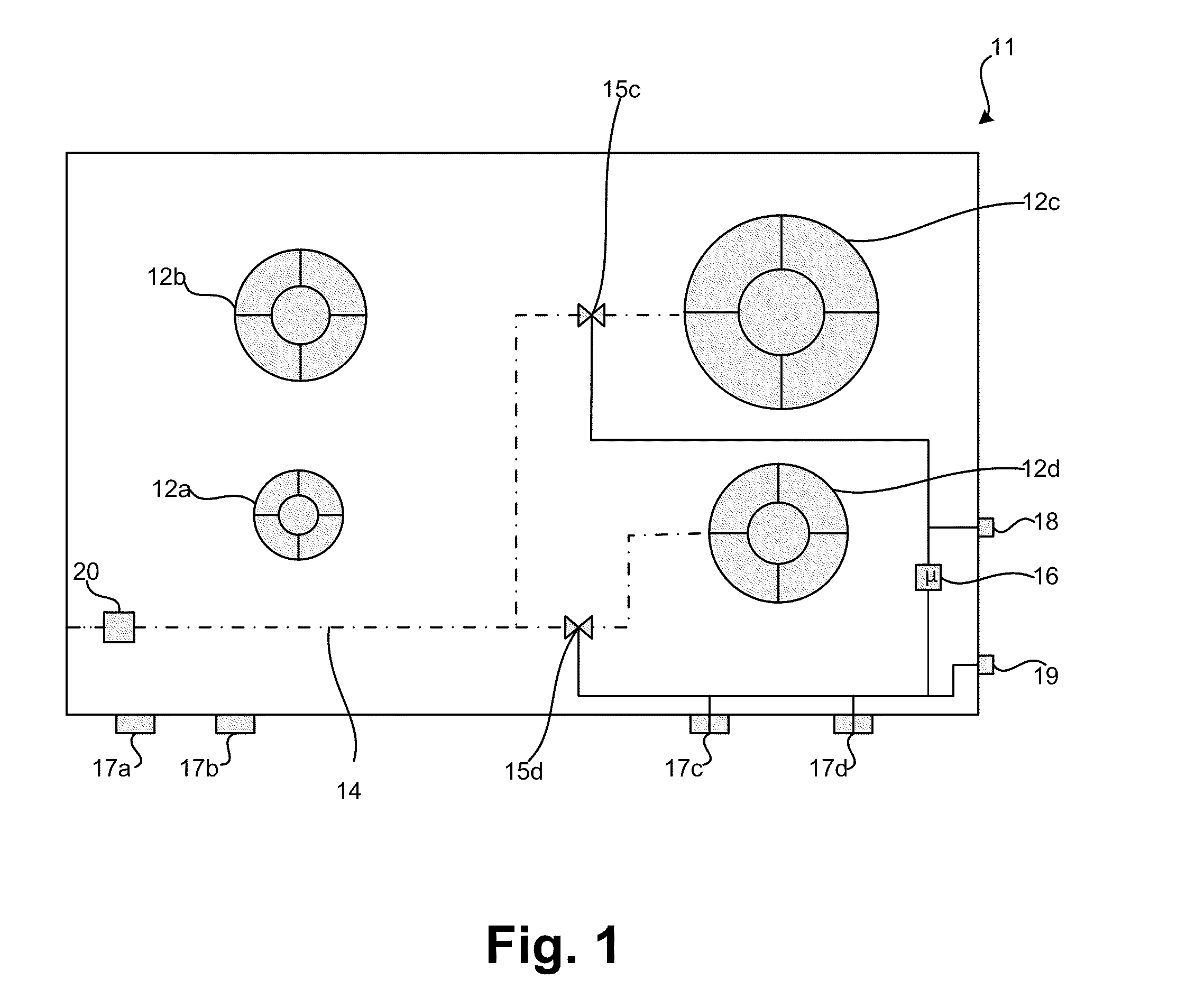 Method for Controlling a Gas Burner and a Hob with Several Gas Burners