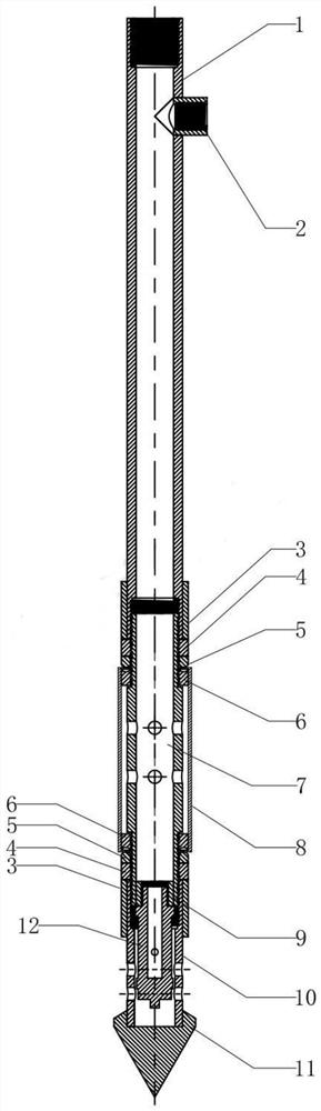 Underground pressure self-sealing constant-pressure liquid injection device