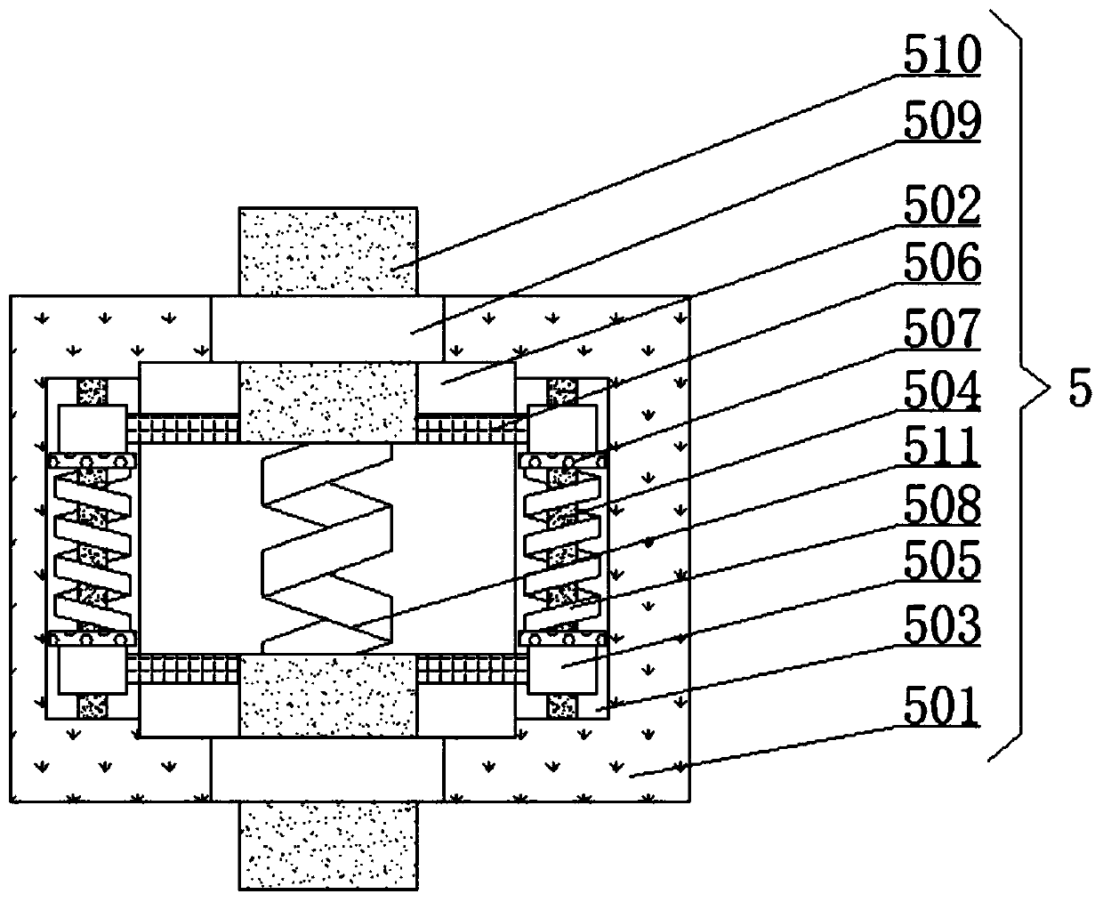 An entertainment wind tunnel safety protection wall