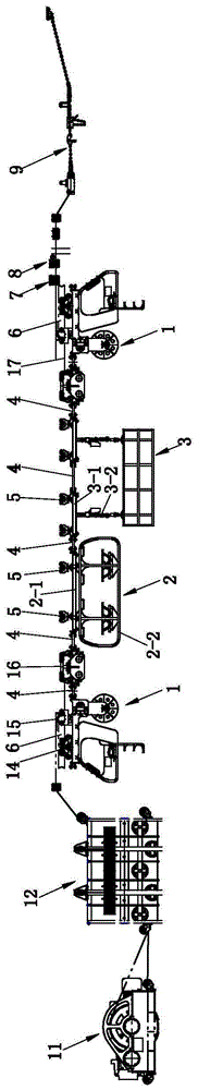 Self-driving Rope Traction Monorail Crane System