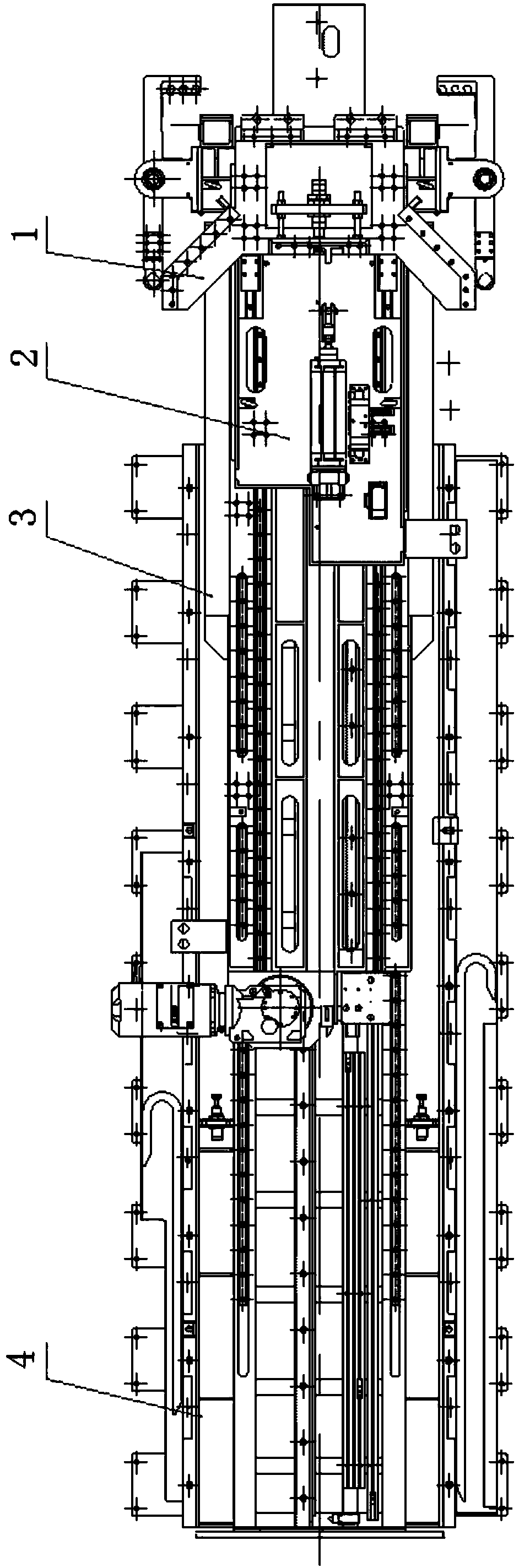 Material vehicle automatic transfer mechanism