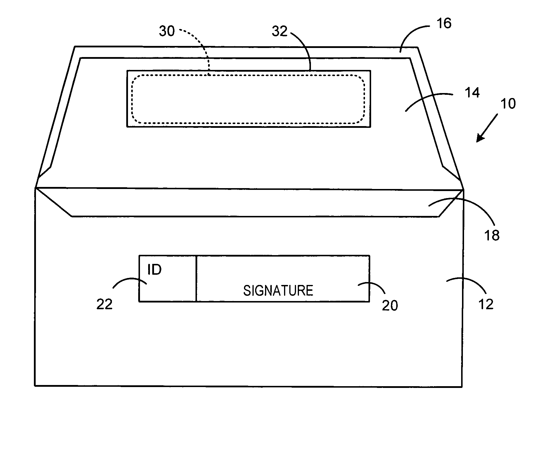 Method and system for protecting privacy of signature on mail ballot utilizing optical shutter