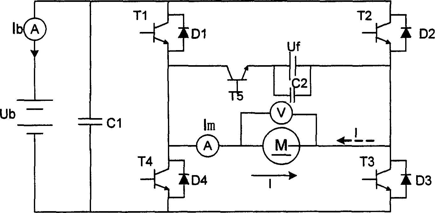 Auxiliary energy regenertion power system for electric automobile