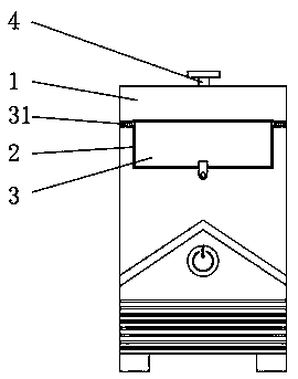 Computer hardware external interface and a working method which are convenient to be adjusted