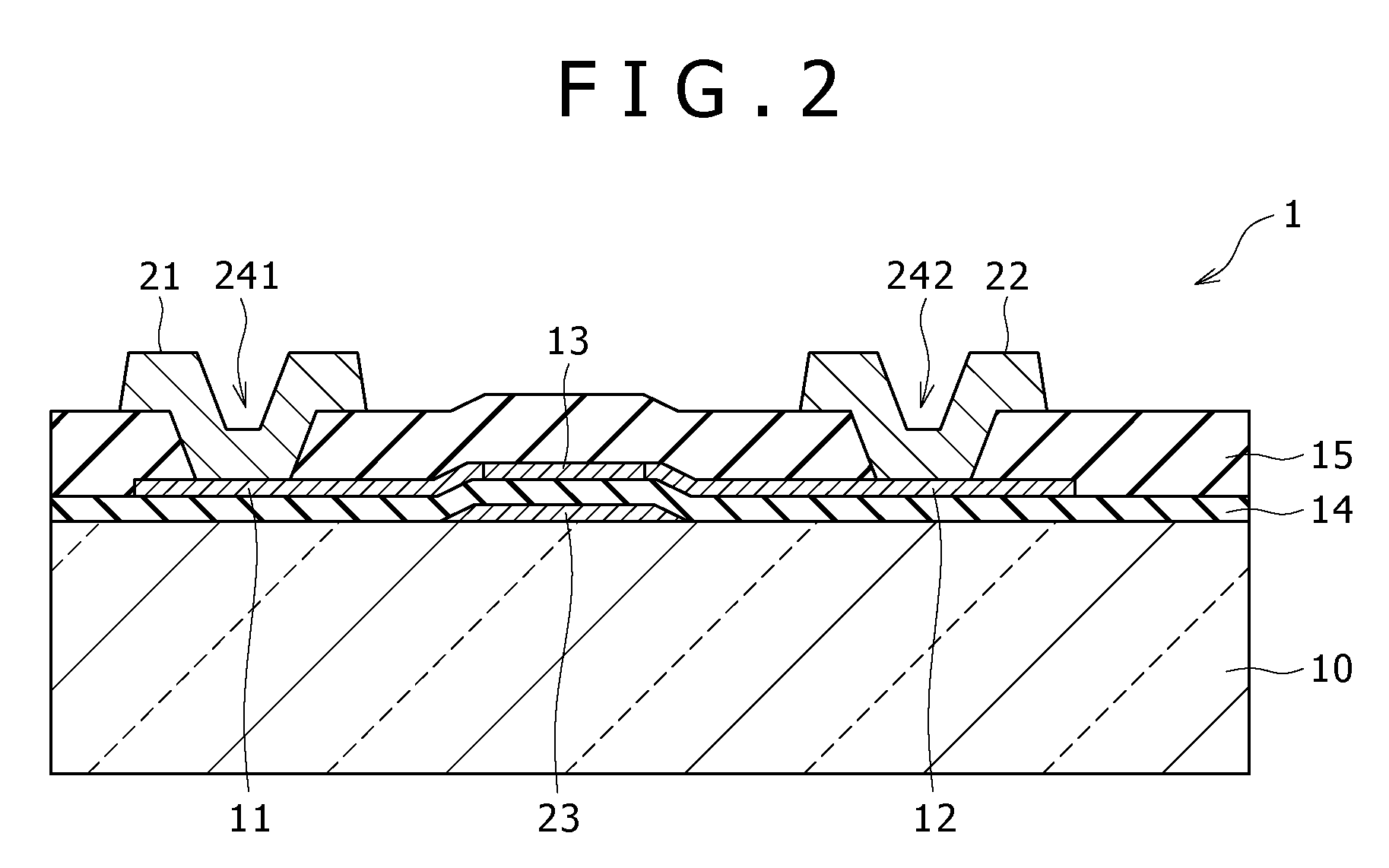 Light-receiving element and display device