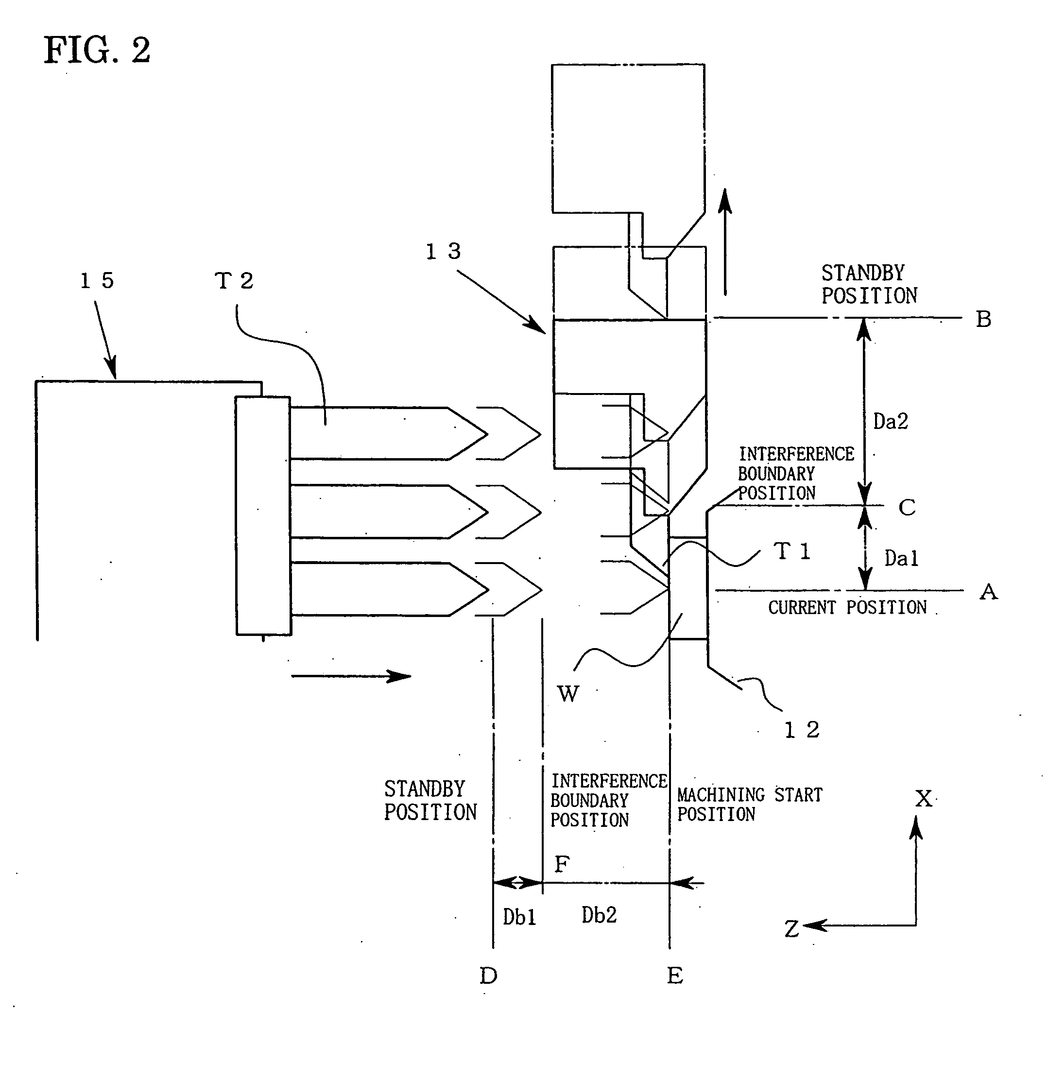 Method of machining work in numerically controlled lathe