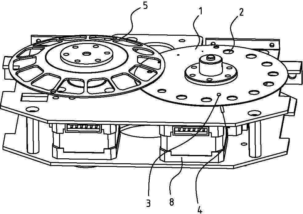 Deviation rectifying method for moving head lamp effect disc