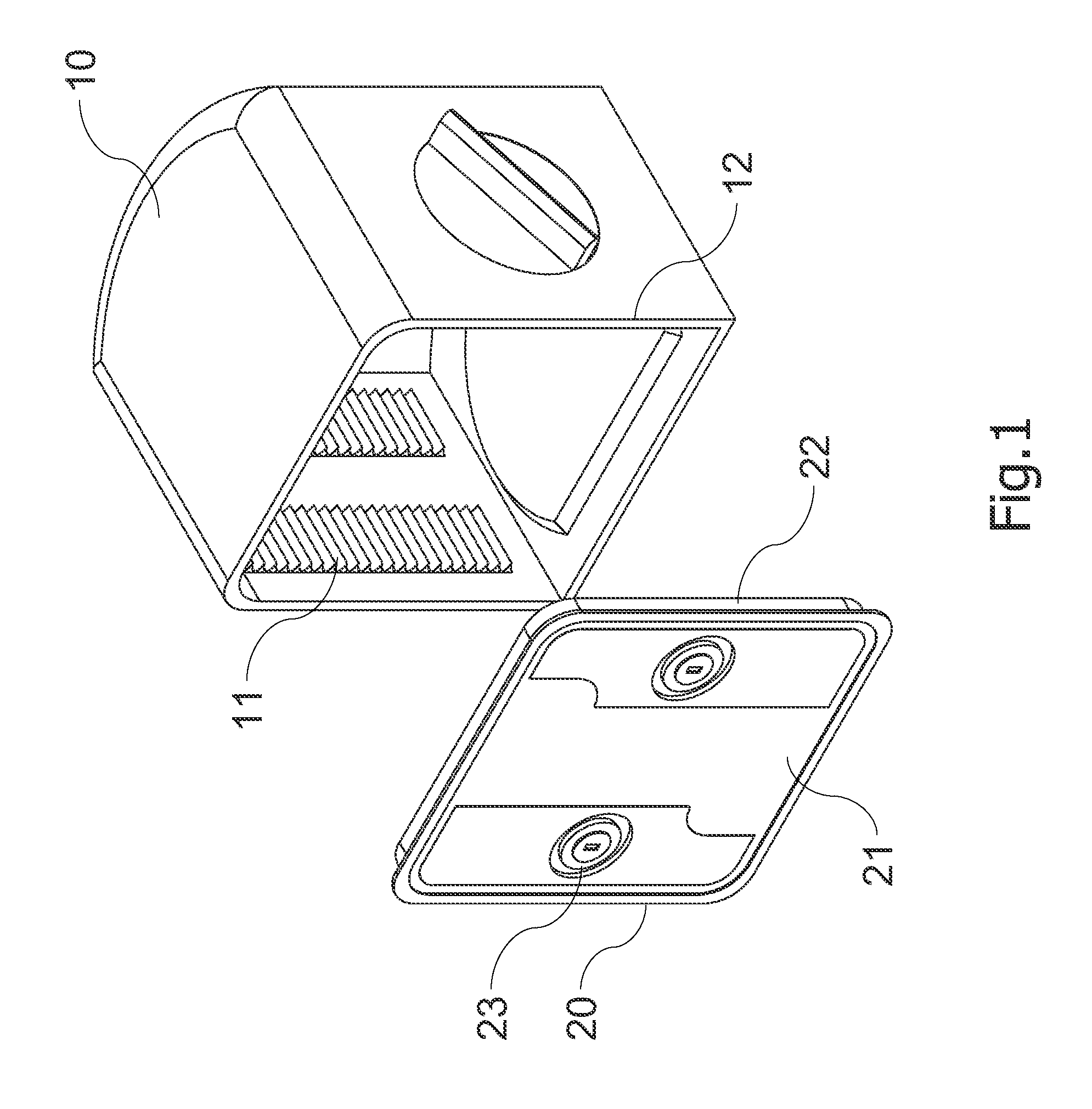 Wafer container with elasticity module