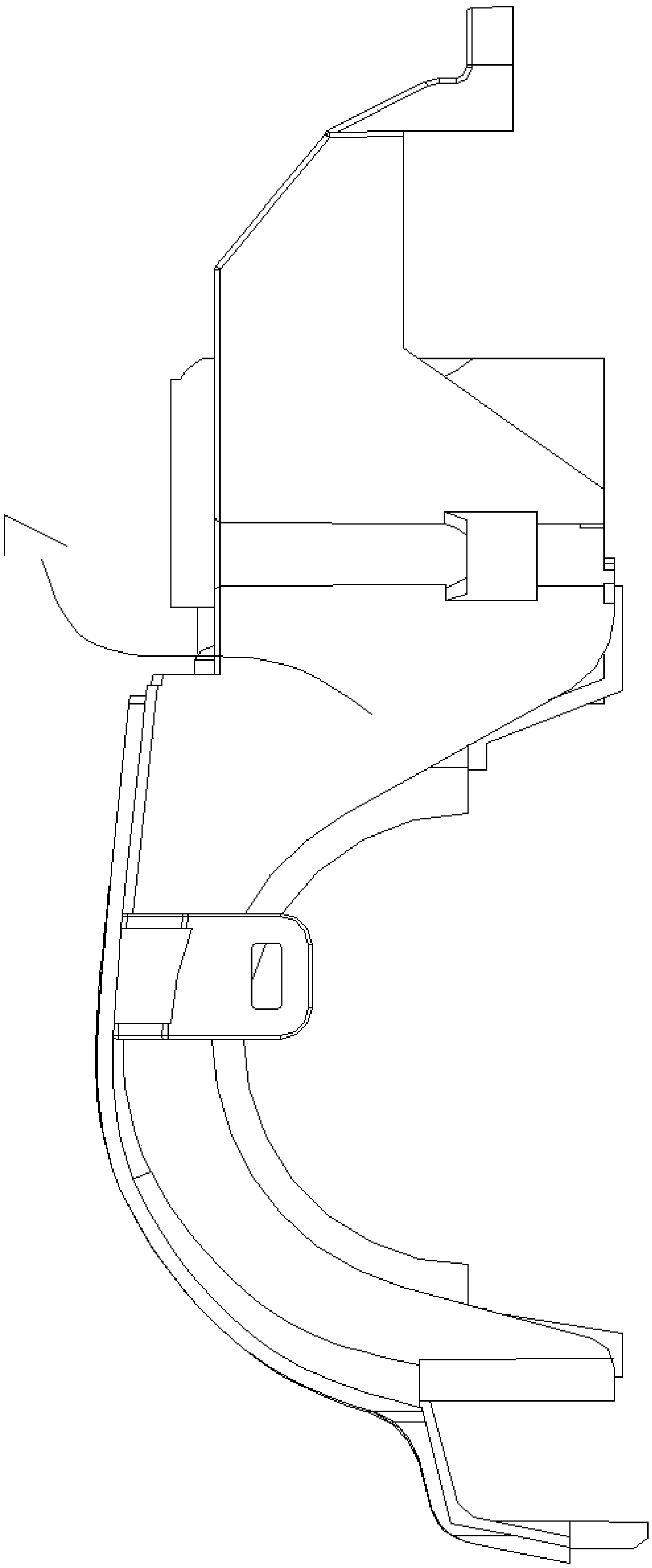 Dust collector and dust collector shell with retaining ribs