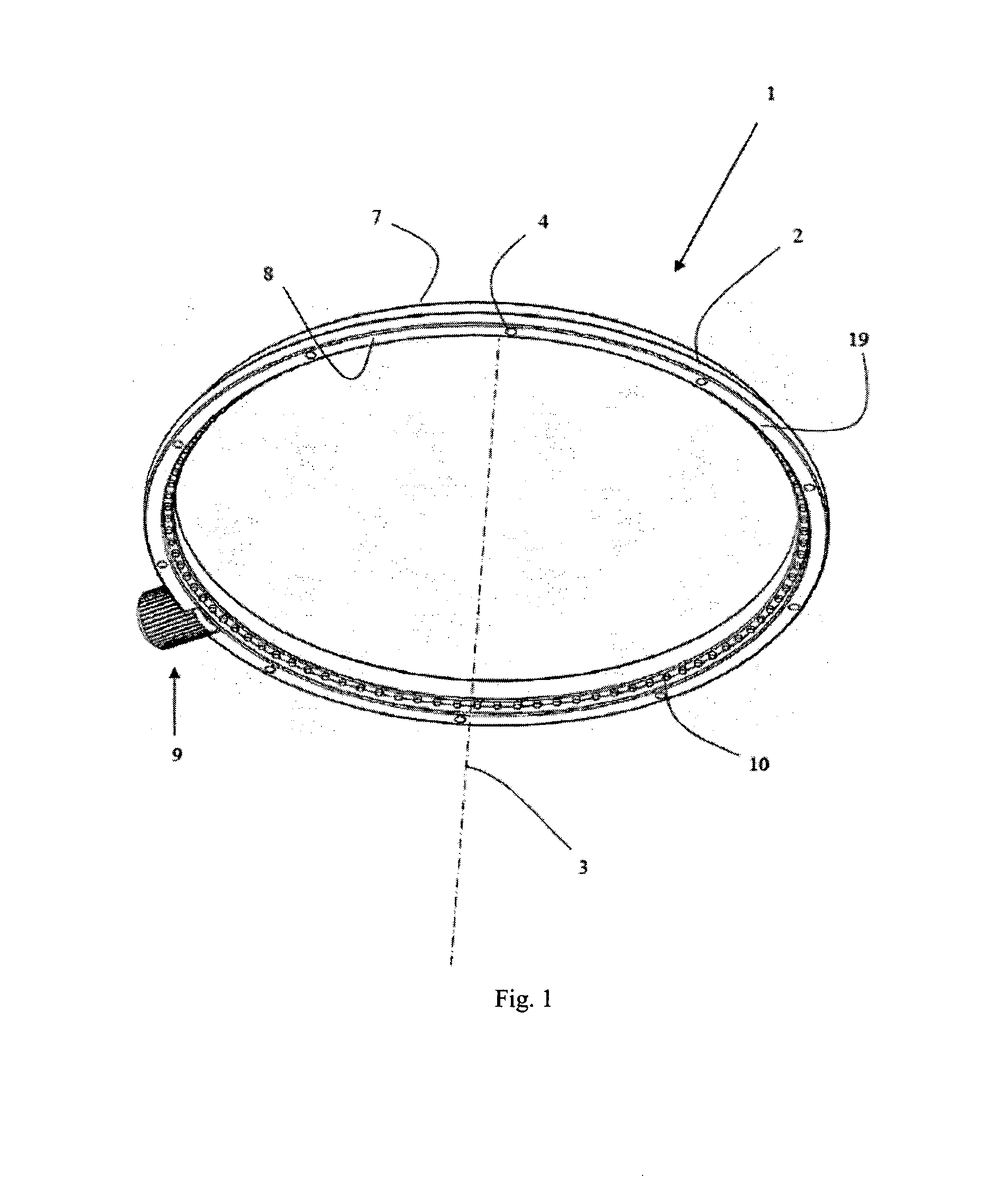 Tension Adjustment Hoop for a Membrane of a Musical Instrument