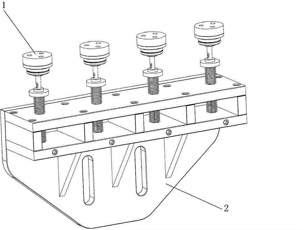 Adaptive flexible supporting positioning mechanism