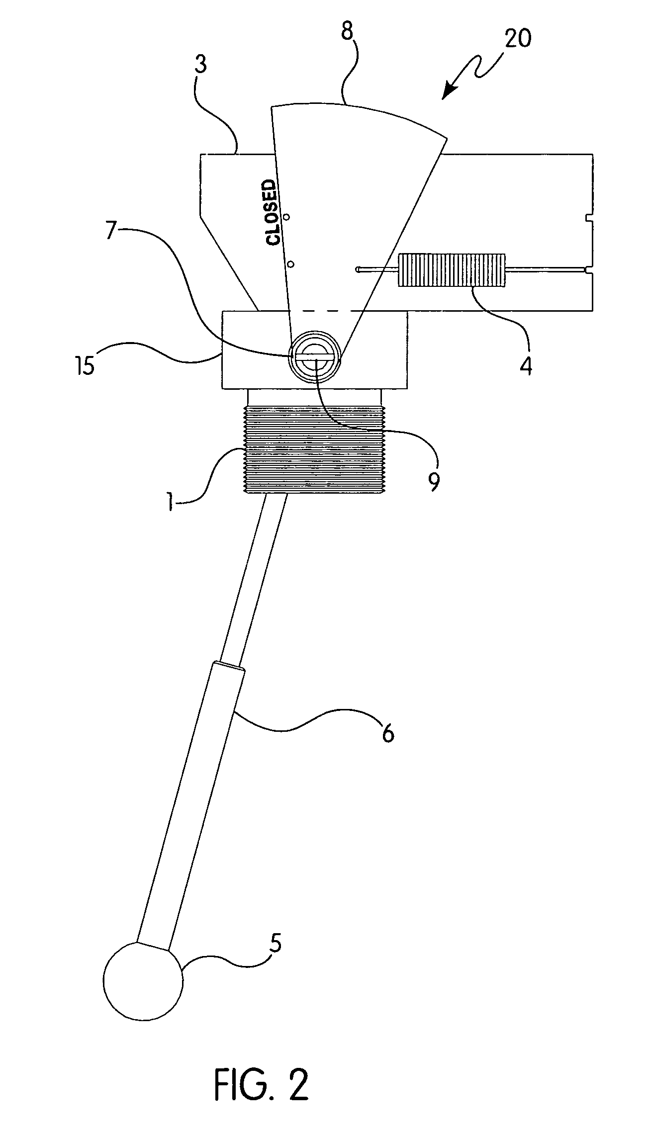 Side-mounted position indicator for flapper check valve