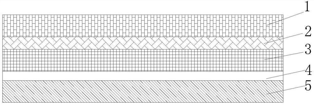 Puncture-resistant high-wear-resistant woven curtain and preparation method thereof