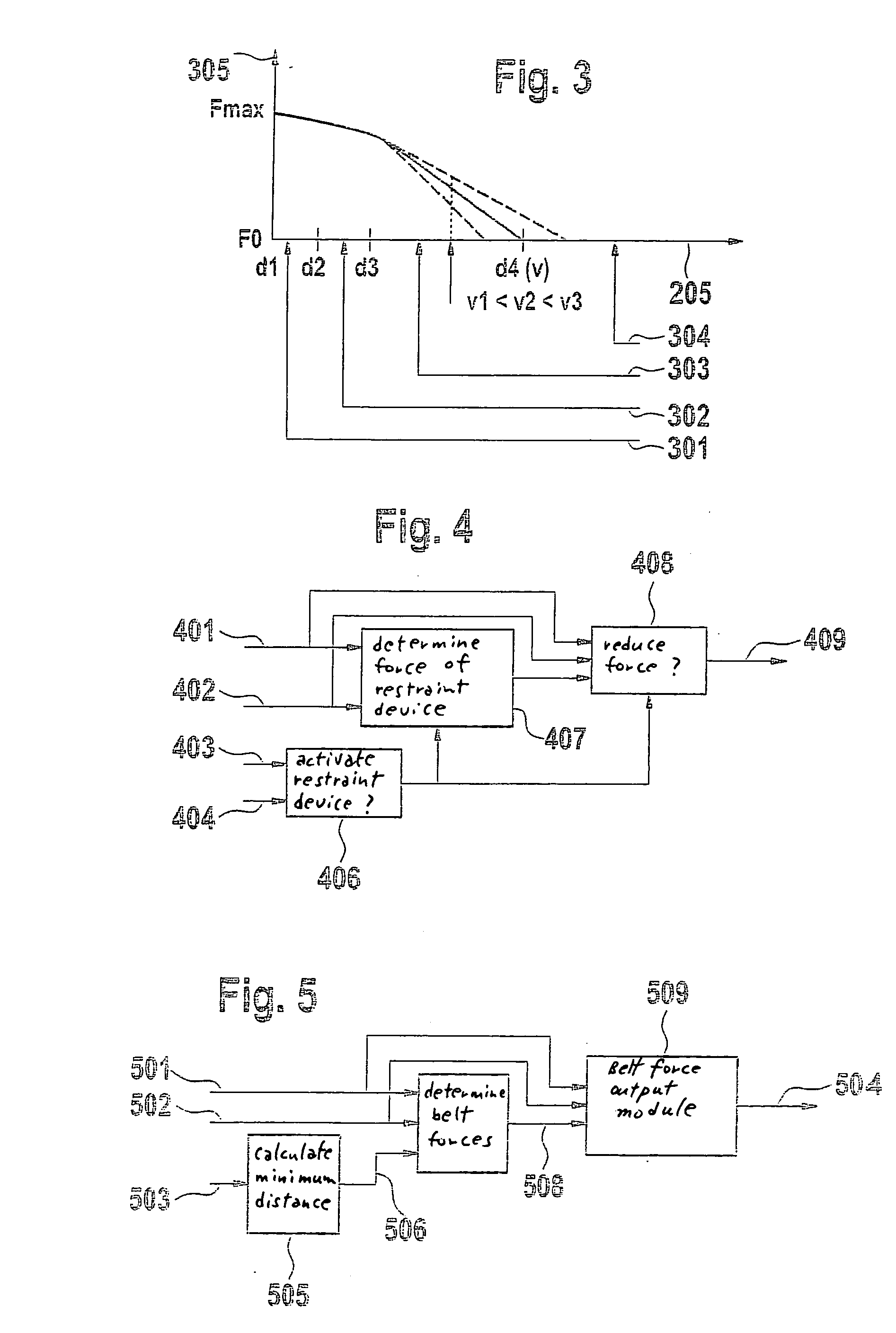 Method and device for actuating a restraining means in a vehicle