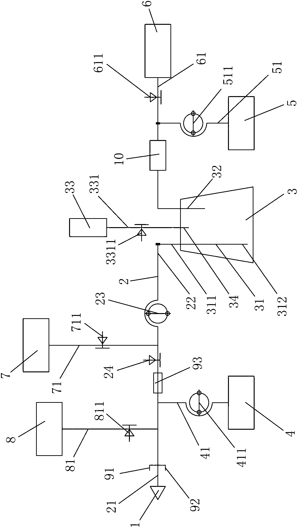 Blood processing system of autologous blood collection and method for processing blood by employing same