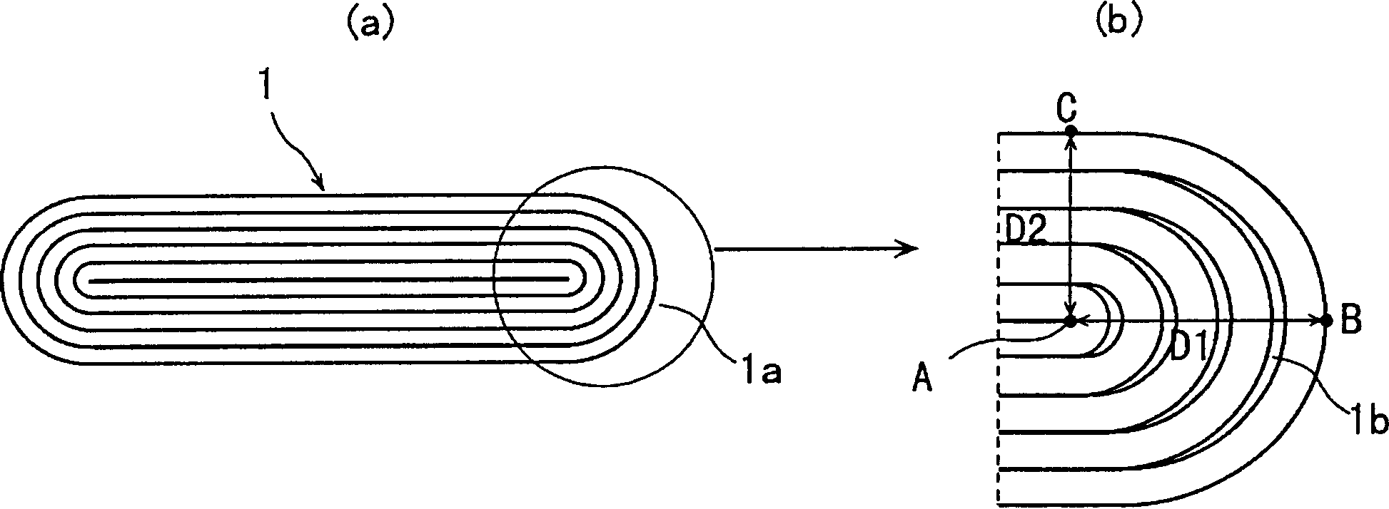 Method for producing a secondary cell having flat wound electrode body