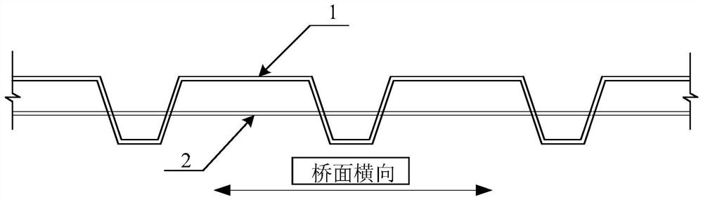 Profiled steel sheet-ultrahigh toughness concrete combined bridge deck